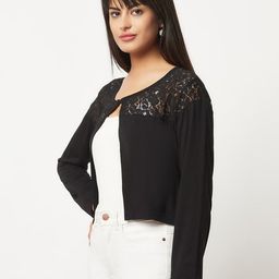 Espresso Open Front Casual Shrug image 2