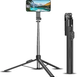 Tryonce 360° Rotatable Bluetooth Selfie Stick with Wireless Remote for Smartphones Tripod-image-57