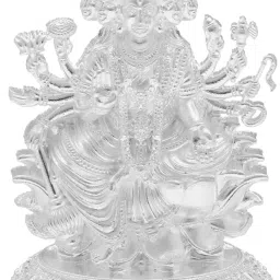 Silver Idols Decorative Showpiece - 5.08 cm-image-31