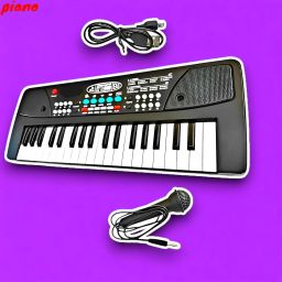 37-Key Musical Piano Keyboard with Microphone 430A1 Song Record Feaure_P402-image-0