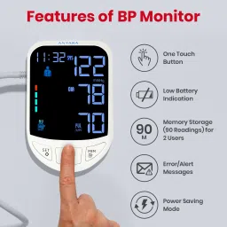 AGEasy Automatic BP Monitor Smart Talkback Technology ,Large Display & High Accuracy Bp Monitor image 3