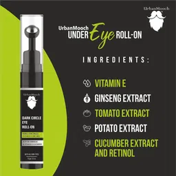 UrbanMooch Men Set of 2 Dark Circle Undereye Roll On with Vitamin E & Cucumber - 15 g Each image 4