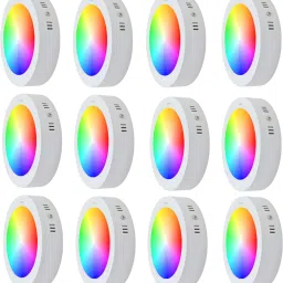 9 watt 3-1 surface Led Donw Light pack of 12 (Red pink blue) Recessed Ceiling Lamp-15