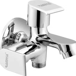 ramya METRO 2 Way Bib Tap Brass For Bathroom and Kitchen 2 Way Bib Cock Tap Twin Elbow Valve Faucet-picture-13