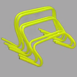 Sports Speed Agility Hurdles (9 INCH PACK OF-6) PVC Speed Hurdles-image-58