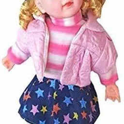 Baby Girl Doll - Big Size Original - Plush Soft Clothing - 40 cm- 40 cm-24