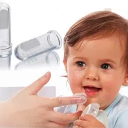 Silicone Baby Finger-Brush with Case Ultra Soft Toothbrush (Pack of 2) Ultra Soft Toothbrush-image-5