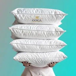 LUXURY Cotton Solid Sleeping Pillow Pack of 4-picture-14