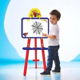 jayaansh traders 5 in 1 Dual Side Eazel Board Black & Marker Board With Stand Educational Board. image 5