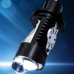 Led projector lens h4 socket led bulb for all motorbikes(1pc) Headlight Car, Motorbike LED (12 V, 55 W)-image-3