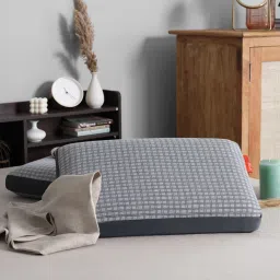 Memory Foam Geometric Sleeping Pillow Pack of 2-15