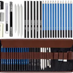 Sketch Pencil Set Drawing Pencils 29 pieces Artist Pencil Set for Artist , Drawing Pencils for Artist, Sketching Kit for Artist Sketch Drawing Set Shading Pencils Charcoal Pencil Graphite Pencils Drawing Pencil Sketching Kit-image-21