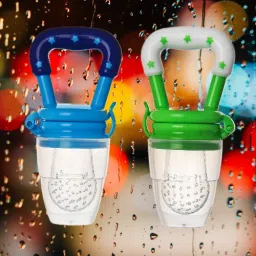 Pack of 2 Teether and Feeder/multicolor/Baby Product Teether and Feeder M_31 Feeder-0