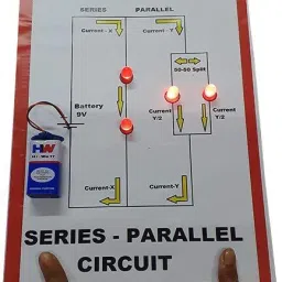 Series and Parallel Circuit Physics Science Working Model for School Project-27