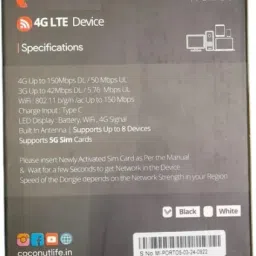 PORTO 5 Works 4G/5G SIM CARDS AIRTELSIM/VISIM/JIOSIM 2.4GHZ & 5 GHZ 2100 mah Data Card-13