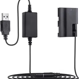 DIGICLAMBO LPE-6 Dummy Battery with USB DC Power Cable Input Compatible with canon CamerasCamera Battery Charger-picture-11