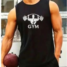Men Sleeveless Printed Sweatshirt-image-5
