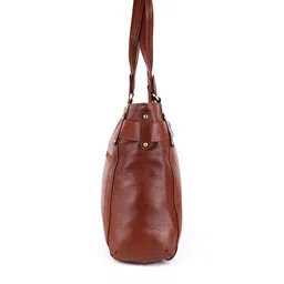 HiLEDER Pure Leather Structured Shoulder Bag image 3