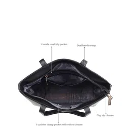 Metro Textured Structured Shoulder Bag image 4