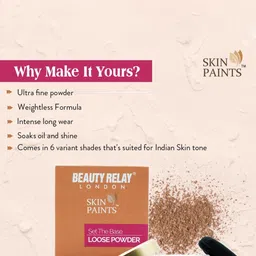 BeautyRelay London Skin Paints Set The Base Loose Powder - 25g image 5