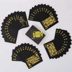 Yellow Print Waterproof Plastic Deck Poker Playing Card-image-11