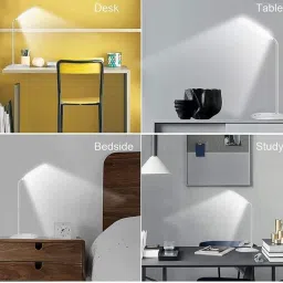 nkl Led Foldable Study Reading Lamp Rechargeable Emergency Table Desk Lamp_38 Study Lamp image 3
