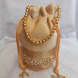 Women Gold Potli-image-4