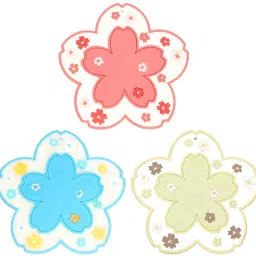 Silicone Star Shaped Table mat Waterproof & Heat Resistant (Pack of 3) Matte Trivet-image-2