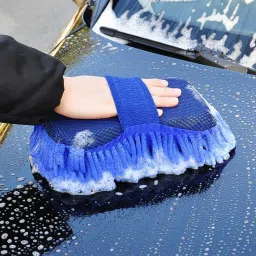 curve creation Multipurpose Car Wash Sponge and Dry Cleaning Sponge, Regular Sponge-35