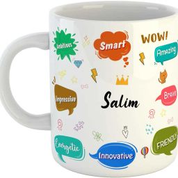 Best Birthday Gift for Son, Brother, Boy, Husband, Name -Salim Ceramic Coffee Mug-image-30