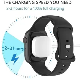 VELOGK Portable USB Square Charger for Apple Watch with Fast Charging Charging Pad image 3