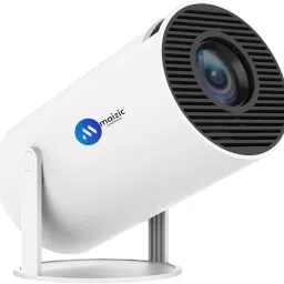 Maizic Smarthome 4K HD 130" Android Projector Wi-Fi Portable BT 180° Rotation Auto Keystone (8400 lm / 1 Speaker / Wireless / Remote Controller) Portable Projector-28
