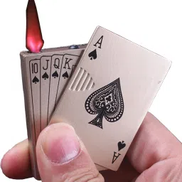 Professional Stylish Pocket Lighter Windproof Metal Body Refillable Lighter FIRST QUALITY STAR MAGIC Pocket Lighter-27