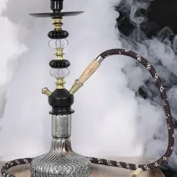 14 inch Iron, Glass Hookah-image-93