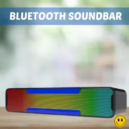 FRONY Megabar (PORTABLE HOME TV SOUNDBAR) Dynamic Thunder Sound With RGB LightC171 20 W Bluetooth Soundbar-picture-17