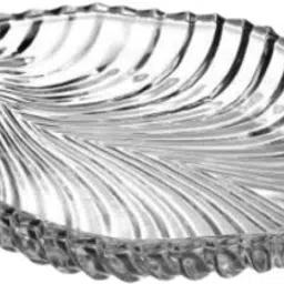Glass Dry Fruits Plate For Serving, glass dessert serving plate Glass Decorative Platter-24