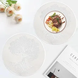 Round Pack of 2 Table Placemat-30