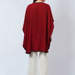 First Resort by Ramola Bachchan Open Front Longline Shrug image 2