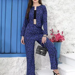 Sera Floral Printed Open Front Crop Shrug image 3