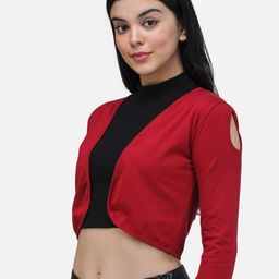 Cation Cotton Open Front Crop Shrug image 3