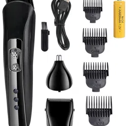 kiol Professional 3 In 1 Beard Shaver Hair Clipper & Trimmer Body Grooming Set Grooming Kit 75 min Runtime 4 Length Settings-49