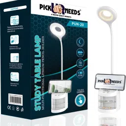 Rechargeable Eye Protection Study Table/Desk Lamp Touch With Pen Holder+Dewar Study Lamp-21