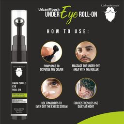 UrbanMooch Men Set of 2 Dark Circle Undereye Roll On with Vitamin E & Cucumber - 15 g Each image 5
