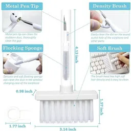 SUBHAM Multi-Function Laptop, Keyboard, Airpods & Earphones cleaning brush for Computers, Gaming, Laptops, Mobiles image 5