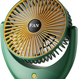 YOZO Table fan Powerful Rechargeable with LED Light Table Fan for Home, Office Desk Mini Desk Fan Portable 3 Speeds Wind Desktop Table Cooling Fan For Car Outdoor USB Fan, Led Light, Rechargeable Fan-image-16