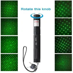 Zadinga 5 in 1 Effect Green Beam Laser Light Rechargeable Original 303 Laser Pointer image 5