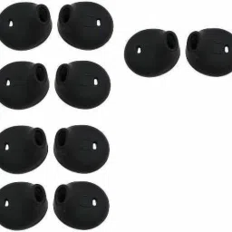 BUMTECH 10 Pcs (5 Pair) S6 Black Earbuds Anti-Slip Silicone Replacement Ear Tips In The Ear Headphone Cushion In The Ear Headphone Cushion-image-32
