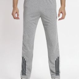 Men Striped Grey Track Pants-image-72