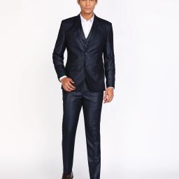 Men 3 PC Suit Solid Suit-image-64
