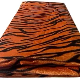 Unstitched Velvet Fabric Tiger Cheeta Animal Skin Print Cloth for DIY Soft Toys-14